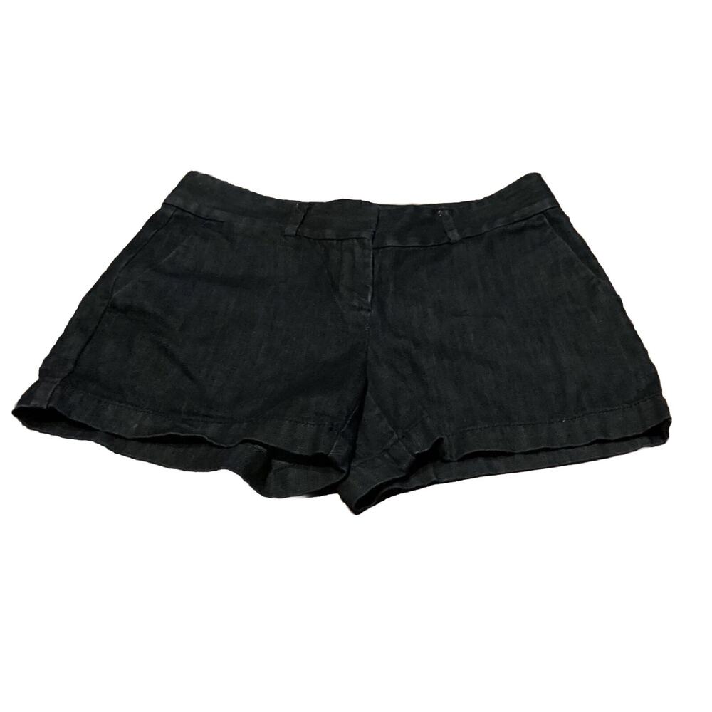 Ann Taylor LOFT Short Shorts Dark Wash Denim Jeans Size 00‎ Festival Concert